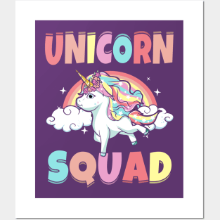 Unicorn Squad Magical Mythical Creature Posters and Art